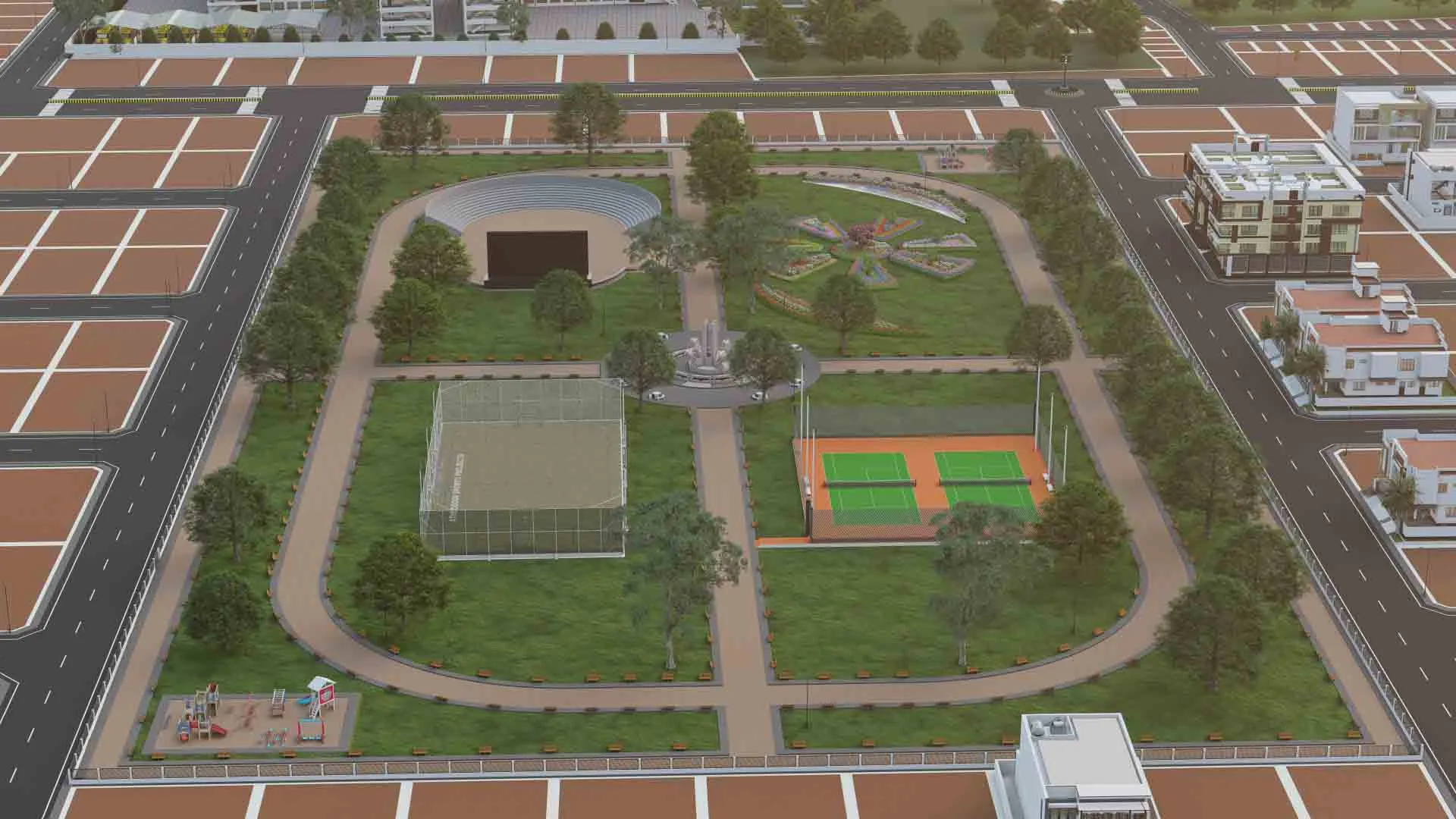 KARTHIPURAM- SCHOOL AND PARK